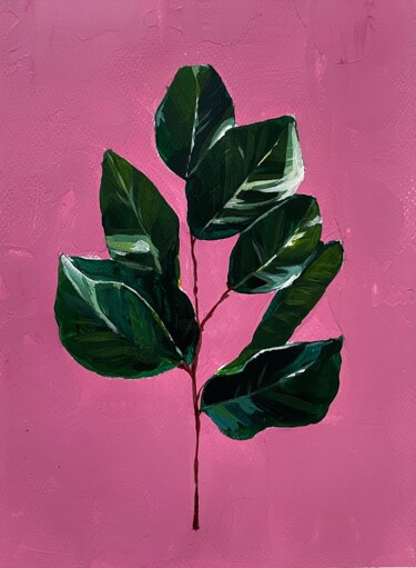 Painting titled "Tree branch. Origin…" by Maria Mindal, Original Artwork, Acrylic