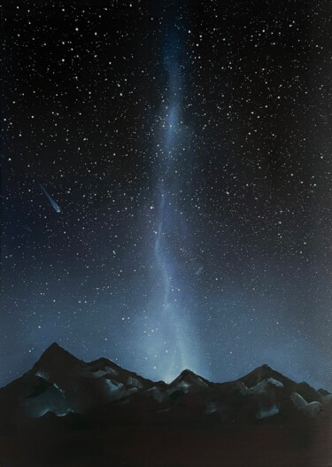 Malerei mit dem Titel "Milky Way. Original…" von Maria Mindal, Original-Kunstwerk, Öl