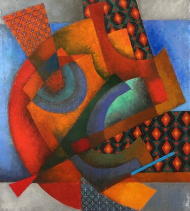 Malerei mit dem Titel "Серия «магазины». М…" von Mariia Mosunova Korotkina, Original-Kunstwerk, Öl