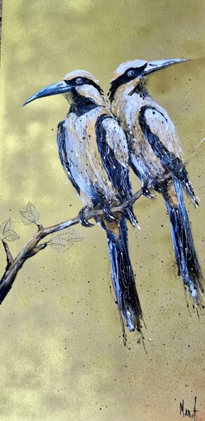Pintura titulada "Свобода бывает золо…" por Maria Nesterova, Obra de arte original, Oleo