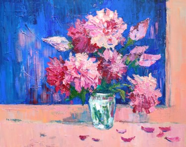 Un bouquet de soir Картина под названием "Un bouquet de soir" - Maria Shevchuk, Подлинное произведение искусства, Акрил
