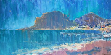 ... le ciel étoilé au-dessus de moi... Peinture intitulée "... le ciel étoilé…" par Maria Shevchuk, Œuvre d'art originale, Acrylique