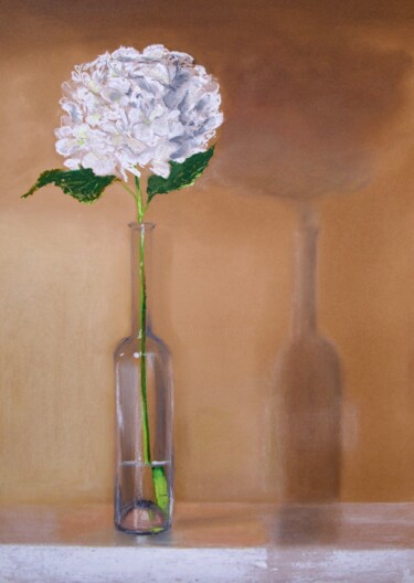Drawing titled "Petali di luce" by Maria Paola Grifone, Original Artwork, Pastel