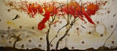 Pintura titulada "Orejas uno" por Maria Rosa Astorga, Obra de arte original