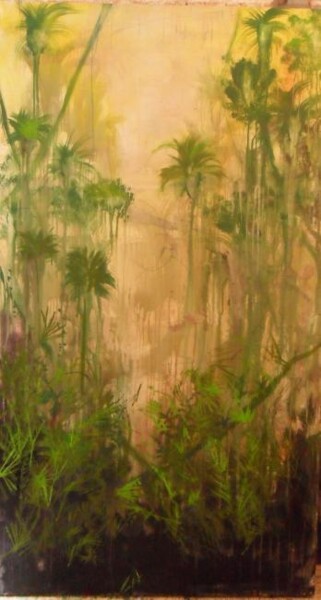 Painting titled "Selva con técnica d…" by Maria Rosa Astorga, Original Artwork