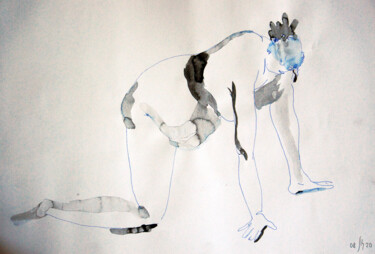 图画 标题为“Nu-16 (Anna) - orig…” 由Maria Shedrina, 原创艺术品, 墨