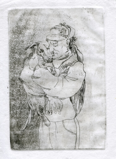 Incisioni, stampe intitolato "Close to each other…" da Maria Shedrina, Opera d'arte originale, Acquaforte