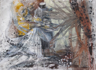 Malarstwo zatytułowany „Marriage is soon -…” autorstwa Maria Shedrina, Oryginalna praca, Pastel