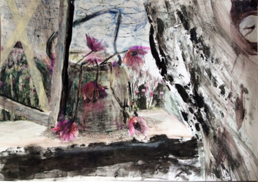 Pittura intitolato "The Earth memory -…" da Maria Shedrina, Opera d'arte originale, Acrilico