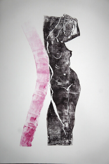 印花与版画 标题为“Galatea - original…” 由Maria Shedrina, 原创艺术品, Linocuts