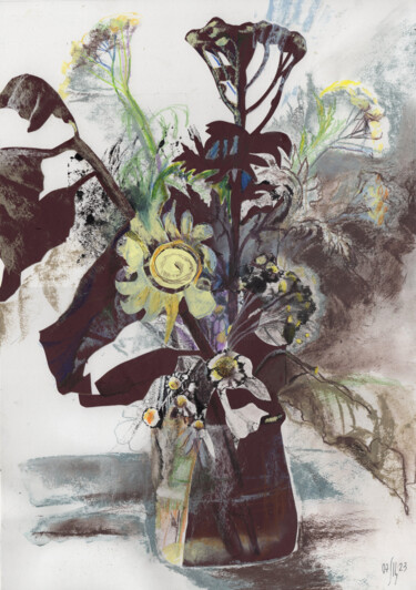 Peinture intitulée "Flower budo. Jerusa…" par Maria Shedrina, Œuvre d'art originale, Huile