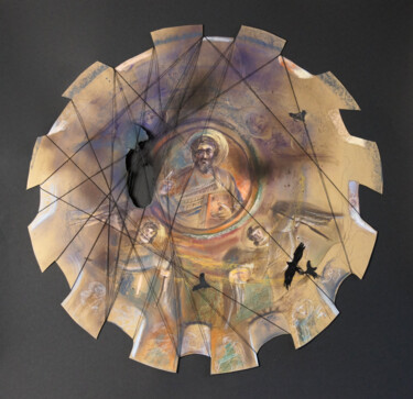 Pittura intitolato "Darkness above the…" da Maria Shedrina, Opera d'arte originale, Pastello