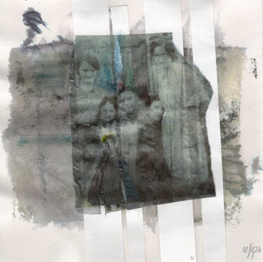 Peinture intitulée "From the album - Do…" par Maria Shedrina, Œuvre d'art originale, Collages