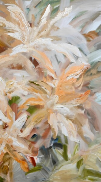 Картина под названием "Summer Love" - Мария Смерчинская, Подлинное произведение искусства, Акрил Установлен на Деревянная ра…