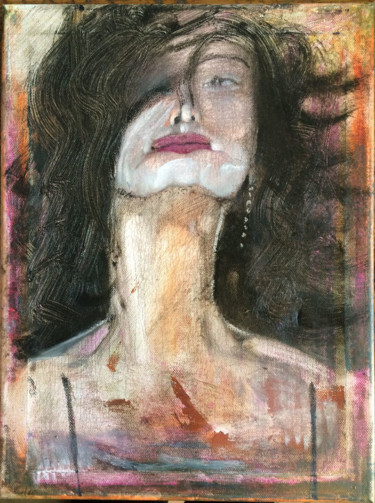 Painting titled "Carattere" by Maria Teresa Accomando, Original Artwork