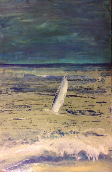 Painting titled "Polvere di Mare" by Maria Teresa Accomando, Original Artwork