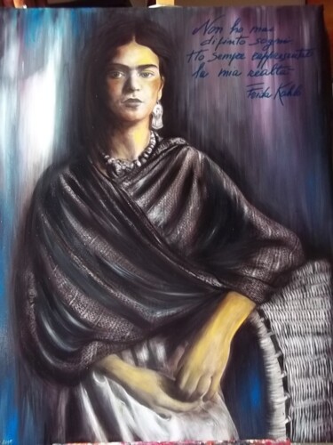 Pittura intitolato "La sorella maggiore…" da Maria Tripoli Tripoli, Opera d'arte originale, Olio