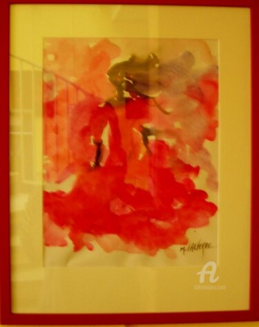 Pittura intitolato "FLAMENCO" da Maria Valverde, Opera d'arte originale