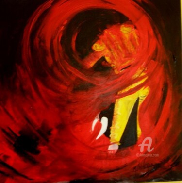 Painting titled "TAUROMACHIE 1" by Maria Valverde, Original Artwork