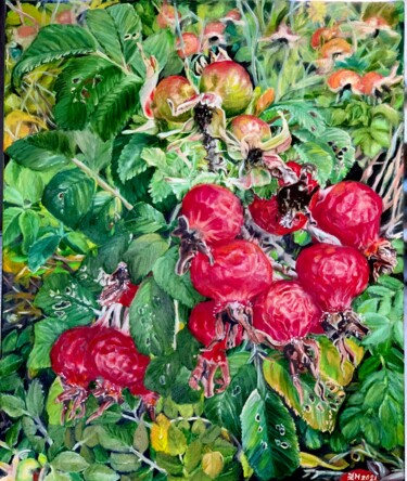 Картина под названием "September" - Maria Zasidkovych (Mariia), Подлинное произведение искусства, Масло Установлен на Деревя…