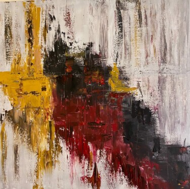 Pintura titulada ""SEM TÍTULO III"" por Maria Caldeira (mc pintura decorativa), Obra de arte original, Acrílico