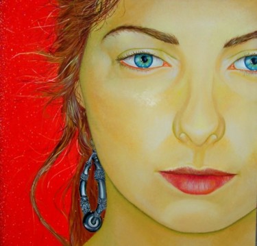 Pintura titulada "MARIA JOSE" por Maria Clara Rossi, Obra de arte original, Oleo