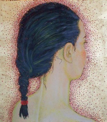 Pintura titulada ""MARISA"" por Maria Clara Rossi, Obra de arte original, Oleo