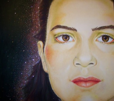 Pintura titulada "ANA INES" por Maria Clara Rossi, Obra de arte original, Oleo