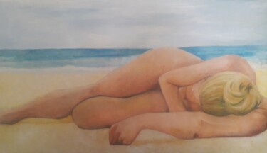 Pittura intitolato "L'originale nudità" da Mariacristina Valletti, Opera d'arte originale, Olio
