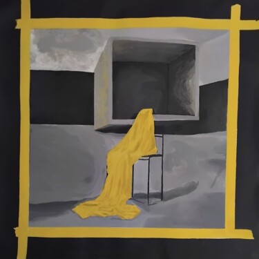 Schilderij getiteld "Jealousy/Normality" door Mariacristina Valletti, Origineel Kunstwerk, Acryl Gemonteerd op Frame voor ho…