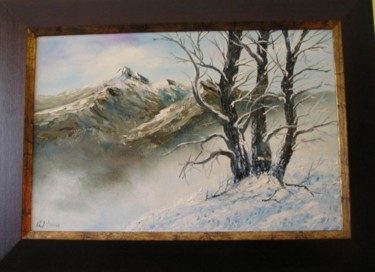 Pintura titulada "La montaña del nort…" por Maria Franco, Obra de arte original