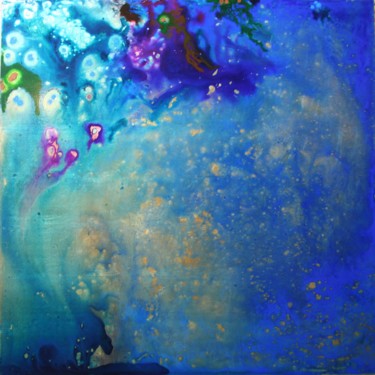 Peinture intitulée "Ultramarine" par Mjesushernandez, Œuvre d'art originale, Autre