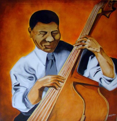 Pintura intitulada "Jazz Bass" por Maria José Alba, Obras de arte originais