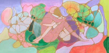 Картина под названием "Tenderness" - Maria Kovalenko, Подлинное произведение искусства, Акрил