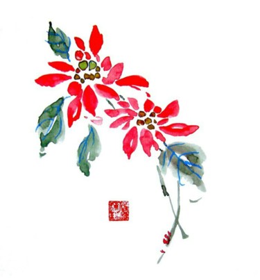 Peinture intitulée "Peinture Chinoise L…" par Marialissen, Œuvre d'art originale, Autre