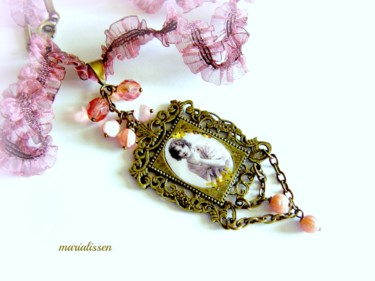 Ремесла под названием "Collier La Romantiq…" - Marialissen, Подлинное произведение искусства, Ожерелья