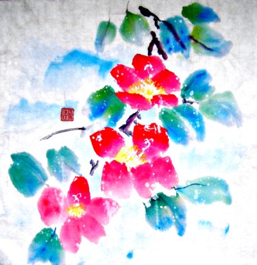 Pintura intitulada "Peinture Chinoise C…" por Marialissen, Obras de arte originais