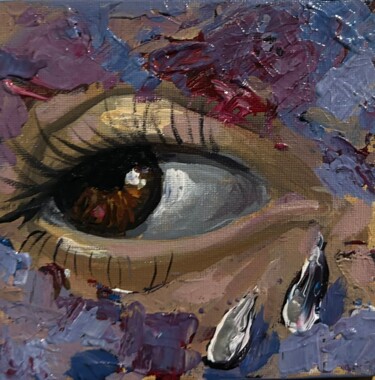 Картина под названием "Слёзы" - Мариам Геворгян, Подлинное произведение искусства, Акрил