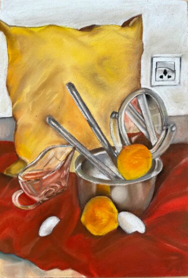 Still life Drawing titled "Still life" by Mariam Khan Mariam Khan, Original Art, Chalk
