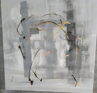 Peinture intitulée "Insomnie" par Mariama Cissoko, Œuvre d'art originale, Acrylique