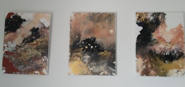 Malerei mit dem Titel "L'univers" von Mariama Cissoko, Original-Kunstwerk, Acryl