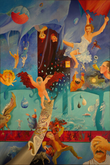 Картина под названием "Himmelsstürmer" - Marian Czura, Подлинное произведение искусства, Масло