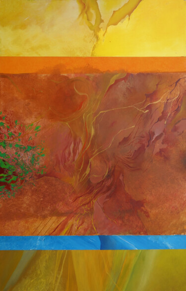 Malerei mit dem Titel "DIE EHRE GOTTES AUS…" von Marian Czura, Original-Kunstwerk, Öl
