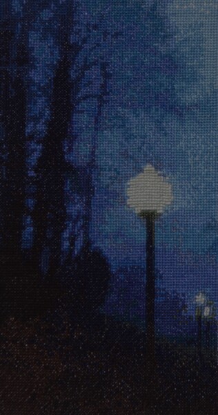 Misty Art textile intitulée "Misty" par Mariana Ivanova, Œuvre d'art originale, Broderie