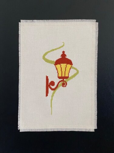 Textile Art titled "The Curious" by Mariana Ivanova, Original Artwork, Embroidery