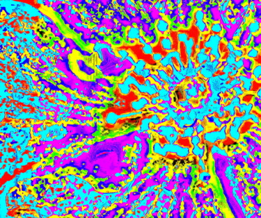 Digitale Kunst getiteld "Colours, colours !!" door Marian Cobos, Origineel Kunstwerk