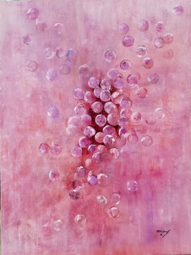 Pintura titulada "La Vie en Rose" por Marian Cobos, Obra de arte original, Acrílico