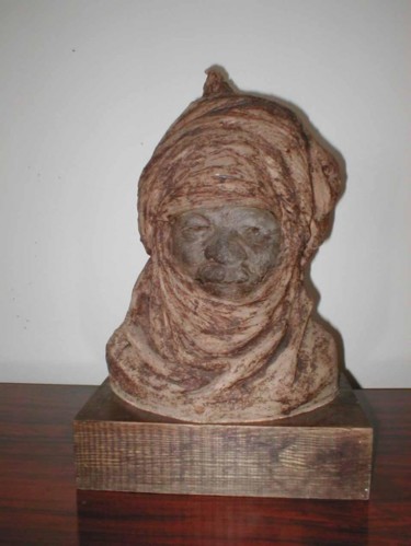 Sculpture intitulée "Touareg" par Marian Cobos, Œuvre d'art originale