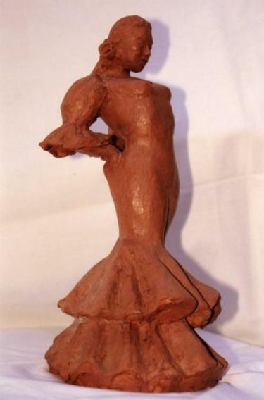 Escultura intitulada "Défi gitan" por Marian Cobos, Obras de arte originais