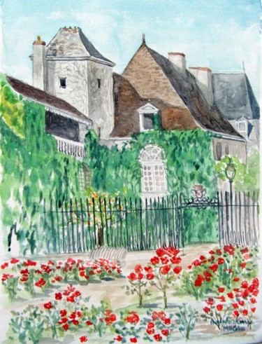 Painting titled "Argenton sur Creuse…" by Marian Cobos, Original Artwork